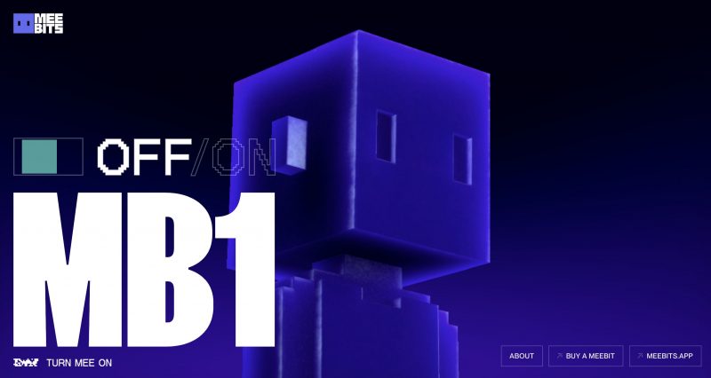 Meebitsが「MB1」を公開 | Meebitに1:1の物理的なプリントを提供 Meebitsが「MB1」を公開 | Meebitに1:1の物理的なプリントを提供
