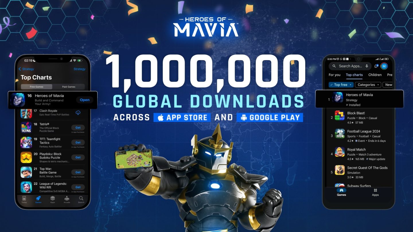 Heros of Maviaが累計ダウンロード数100万を達成|トークン価格はローンチ時より2倍以上上昇 Heros of Maviaが累計ダウンロード数100万を達成|トークン価格はローンチ時より2倍以上上昇